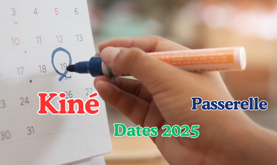 Passerelle kiné, Article 25, les dates 2025